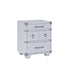 Orchest Gray Nightstand w/3 Drw - Canales Furniture