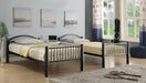 Cayelynn Black Bunk Bed (Twin/Twin) - Canales Furniture