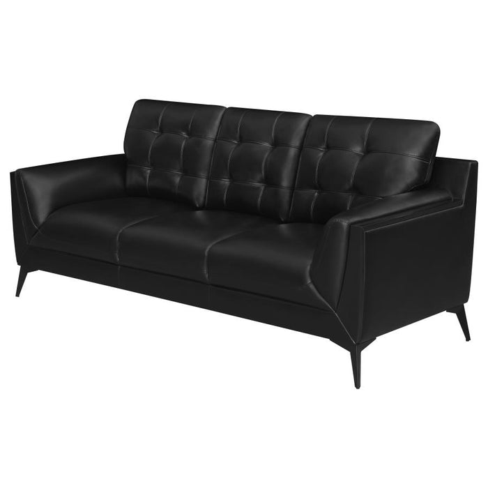 Moira Upholstered Tufted Sofa with Track Arms