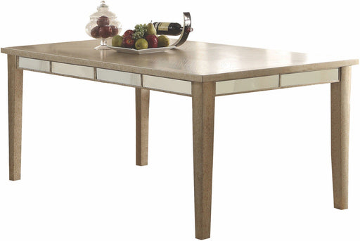 Voeville Antique Gold Dining Table - Canales Furniture