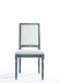 Leventis Cream Linen & Weathered Gray Side Chair - Canales Furniture