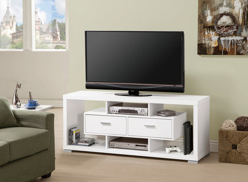 2-Drawer Rectangular TV Console - Canales Furniture