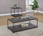 Meagan Chevron End Table - Canales Furniture
