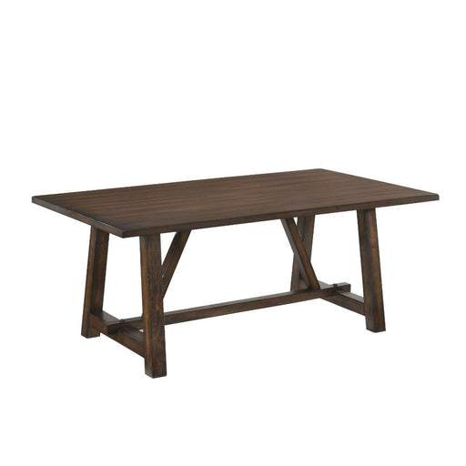 Kaelyn Dark Oak Dining Table - Canales Furniture
