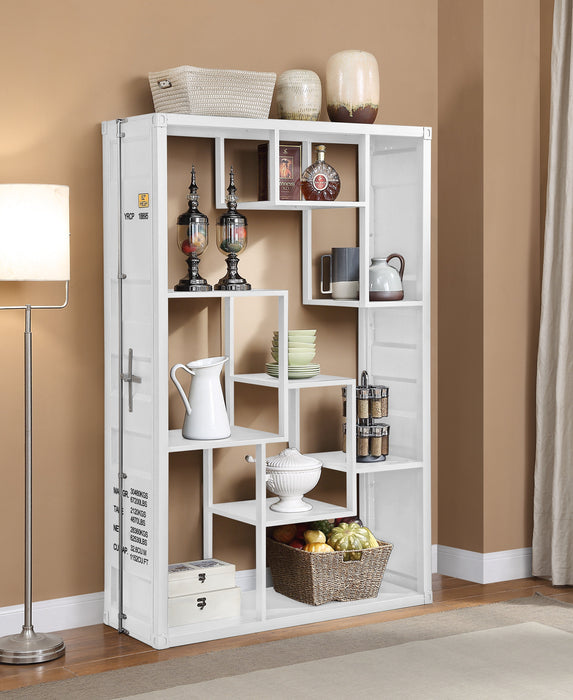 Cargo White Shelf Rack / Book Shelf - Canales Furniture