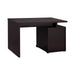 Irving 2-Drawer Office Desk With Cabinet - Canales Furniture