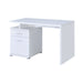 Irving 2-Drawer Office Desk With Cabinet - Canales Furniture