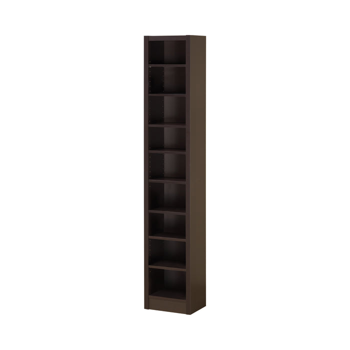 Librería rectangular con 2 estantes fijos