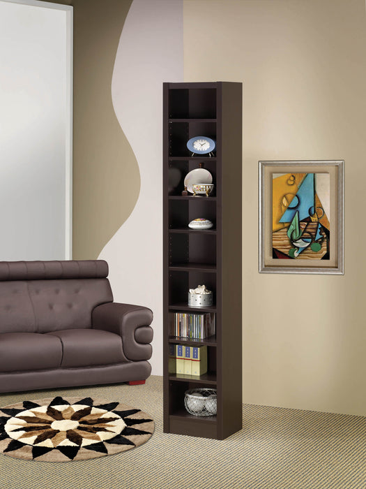 Rectangular Bookcase With 2 Fixed Shelves