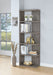 5-Tier Bookcase Weathered Grey - Canales Furniture