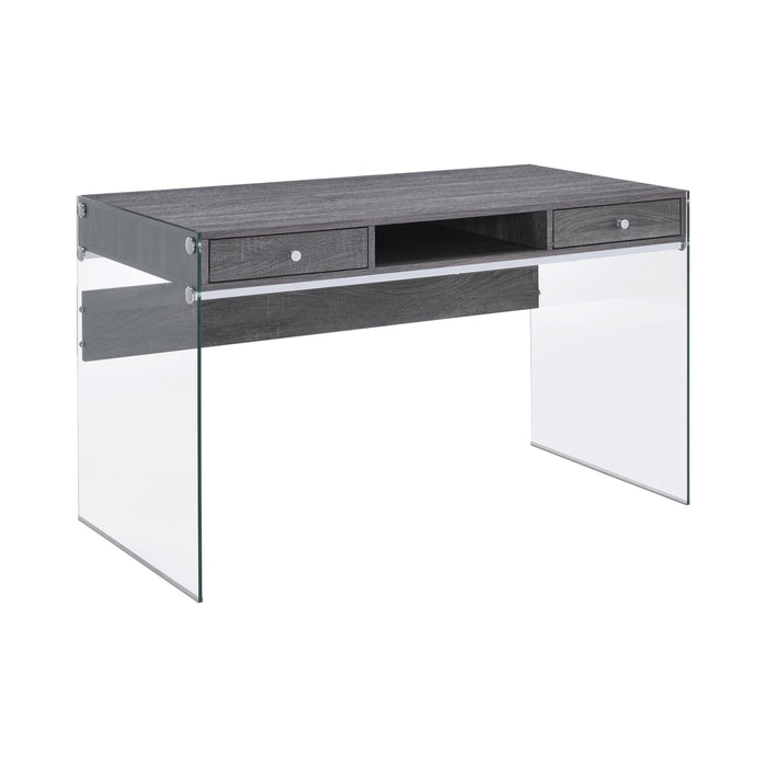 Dobrev 2-Drawer Writing Desk - Canales Furniture