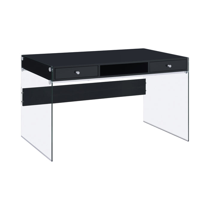 Dobrev 2-Drawer Writing Desk - Canales Furniture
