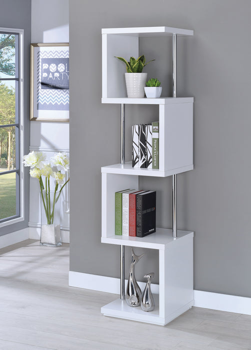 4-Shelf Bookcase - Canales Furniture