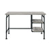 Delray 2-Tier Open Shelving Writing Desk - Canales Furniture