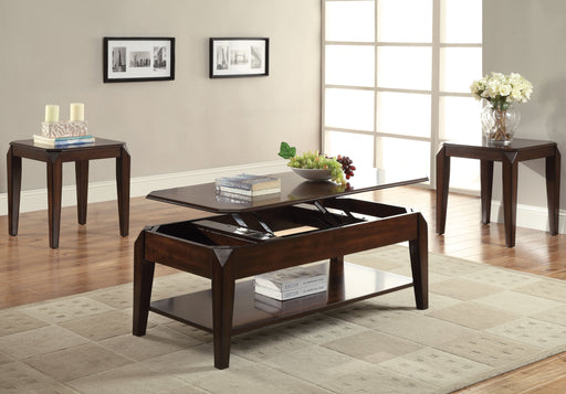 Docila Walnut Coffee Table - Canales Furniture