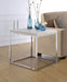 Snyder Chrome End Table - Canales Furniture