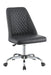 Upholstered Tufted Back Office Chair Grey And Chrome - Canales Furniture