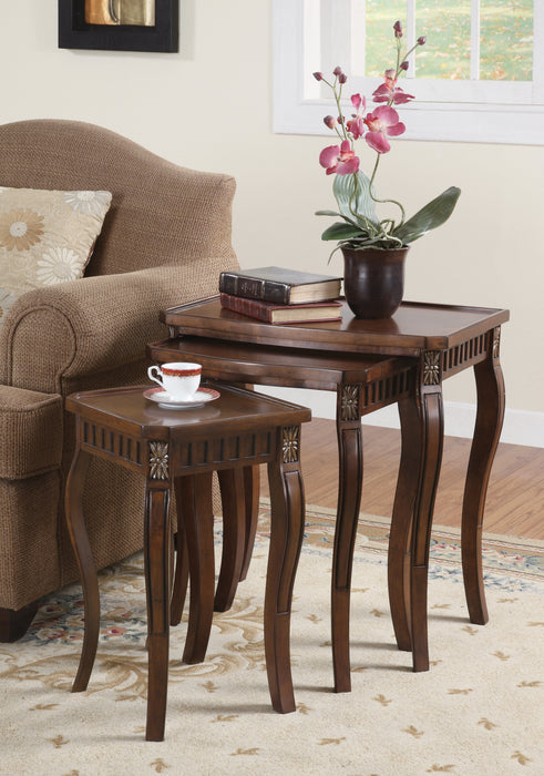 3-Piece Curved Leg Nesting Tables