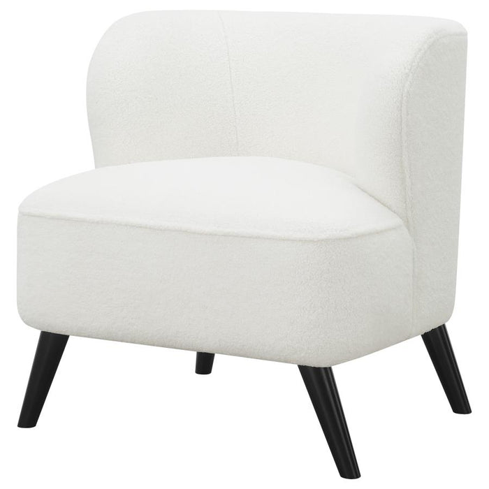 Alonzo Upholstered Track Arms Natural Accent Chair