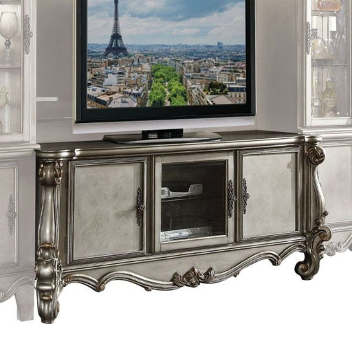 Versailles Antique Platinum TV Stand - Canales Furniture