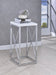 Accent Table With X-Cross Glossy - Canales Furniture