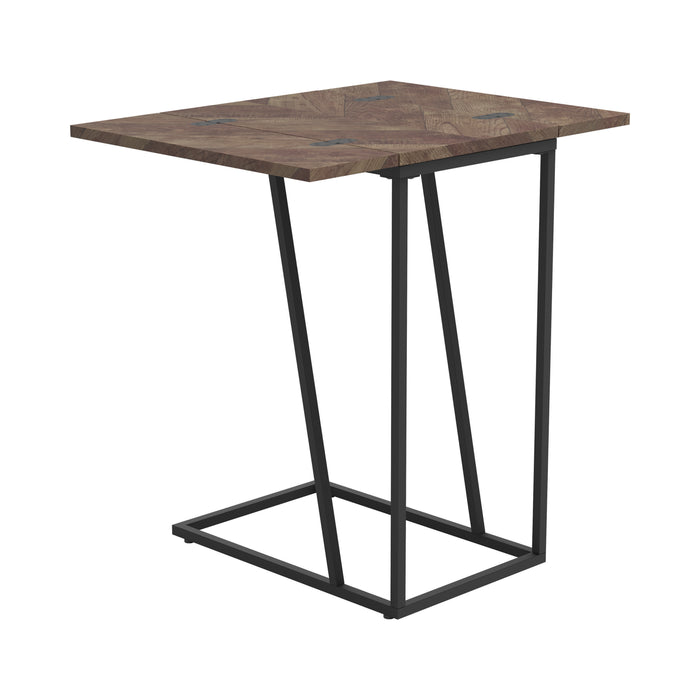 Carly Expandable Chevron Rectangular Accent Table