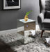 Nyoka Mirrored & Faux Gems Accent Table (LED) - Canales Furniture