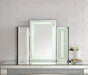 Nysa Mirrored & Faux Crystals Accent Decor (LED) - Canales Furniture