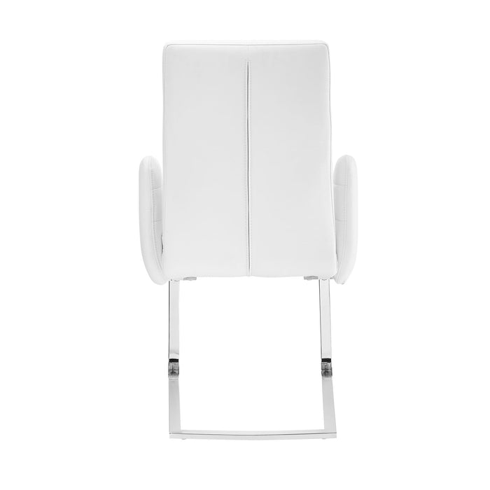 Beaux Arm Chair White - Canales Furniture