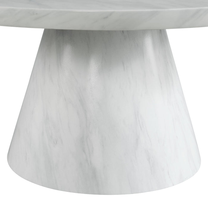 Bellini Round White Coffee Table