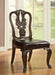 Bellagio Brown Cherry Wooden Side Chair (2/CTN) - Canales Furniture