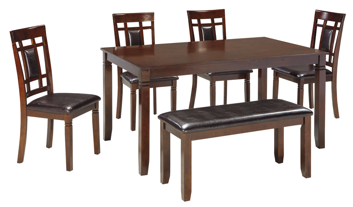 Bennox Dining Table and Chairs with Bench
