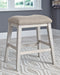 Skempton Upholstered Stool - Canales Furniture