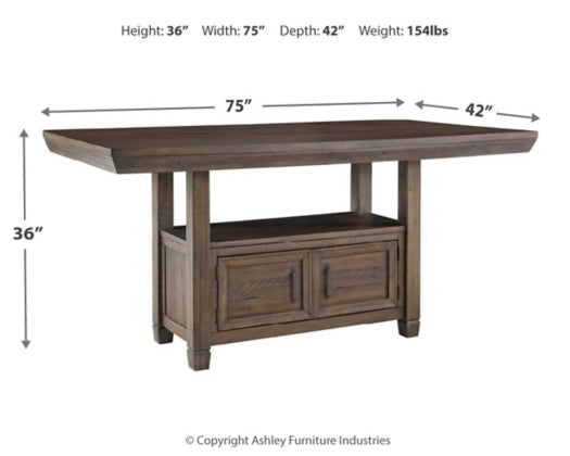 Johurst Counter Height Dining Table