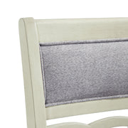 Amherst White Counter Height Side Chair - Canales Furniture