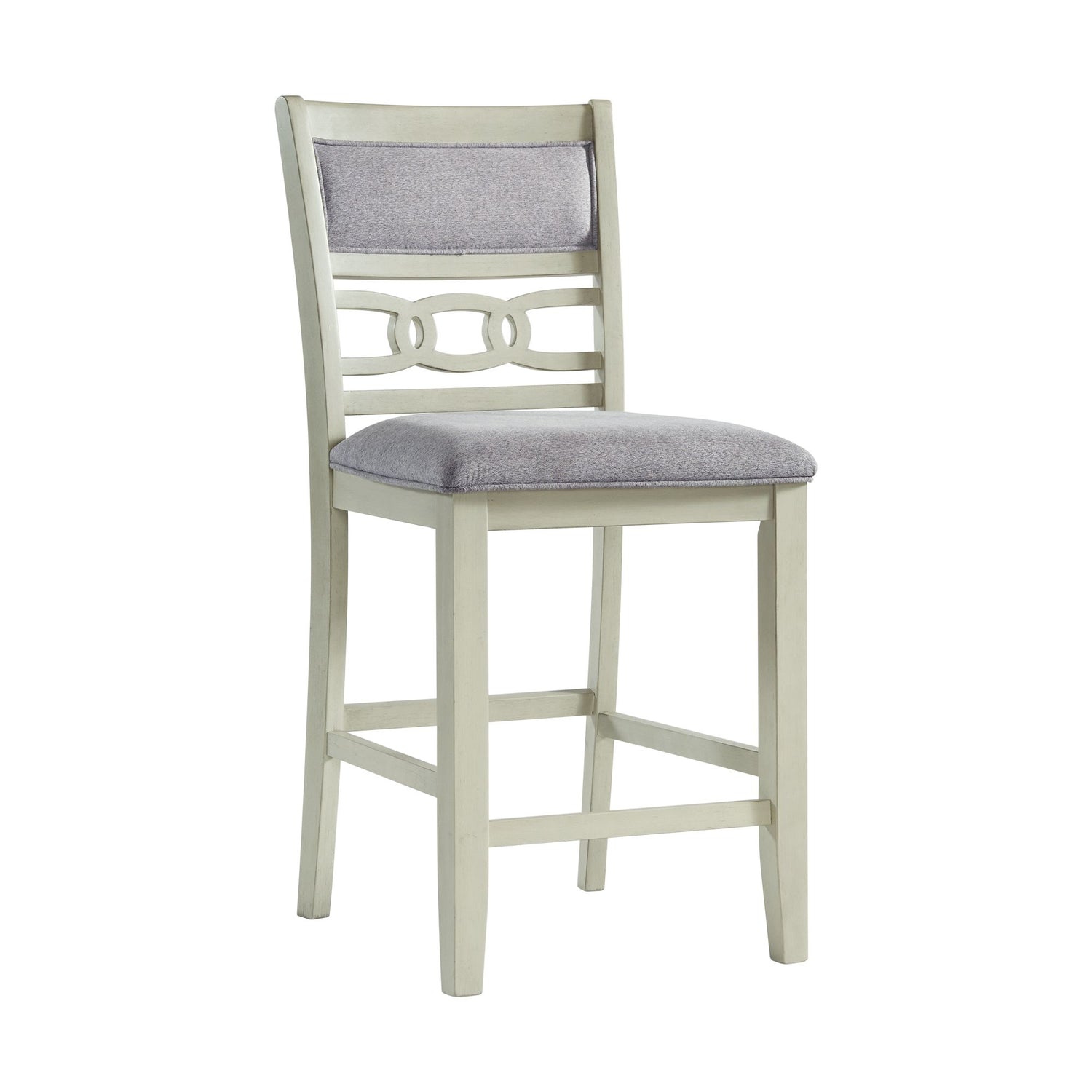 Amherst White Counter Height Side Chair - Canales Furniture