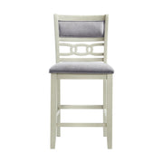 Amherst White Counter Height Side Chair - Canales Furniture