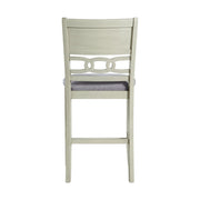 Amherst White Counter Height Side Chair - Canales Furniture