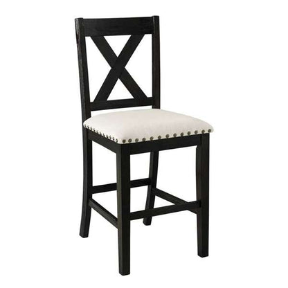 Greystone Marble Counter X-Back Counter Side Chair