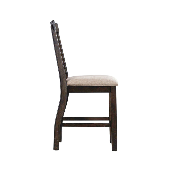Stone Counter Slat Back Side Chair
