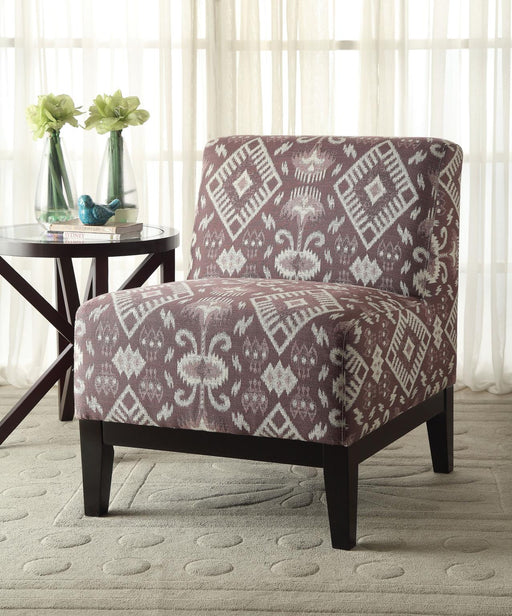 Hinte Pattern Fabric Accent Chair - Canales Furniture