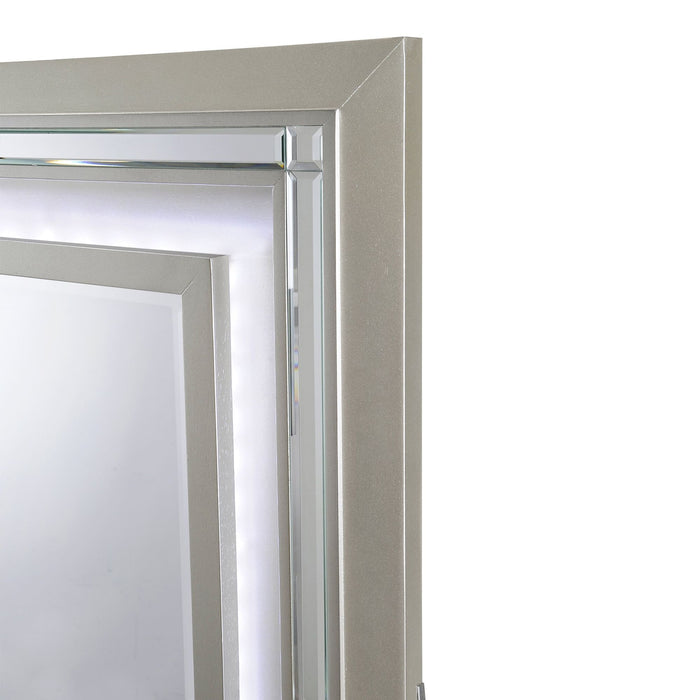 Platinum Mirror with LED Light - Canales Furniture