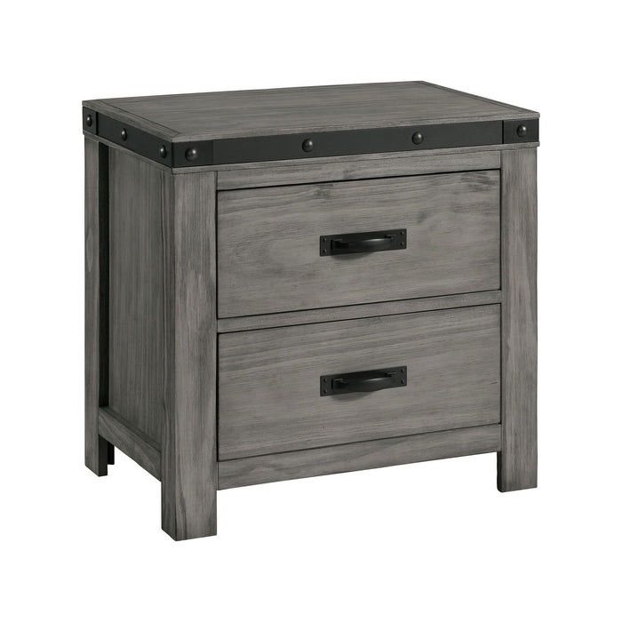 Wade 2-Drawer Nightstand - Canales Furniture