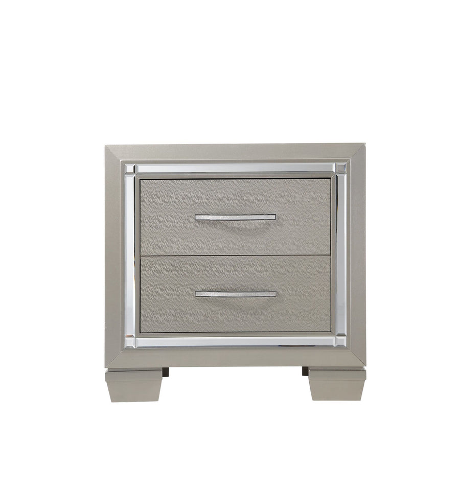 Platinum Nightstand - Canales Furniture