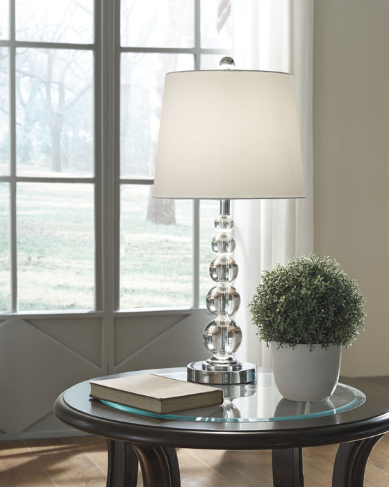 Joaquin Crystal Table Lamp - Canales Furniture