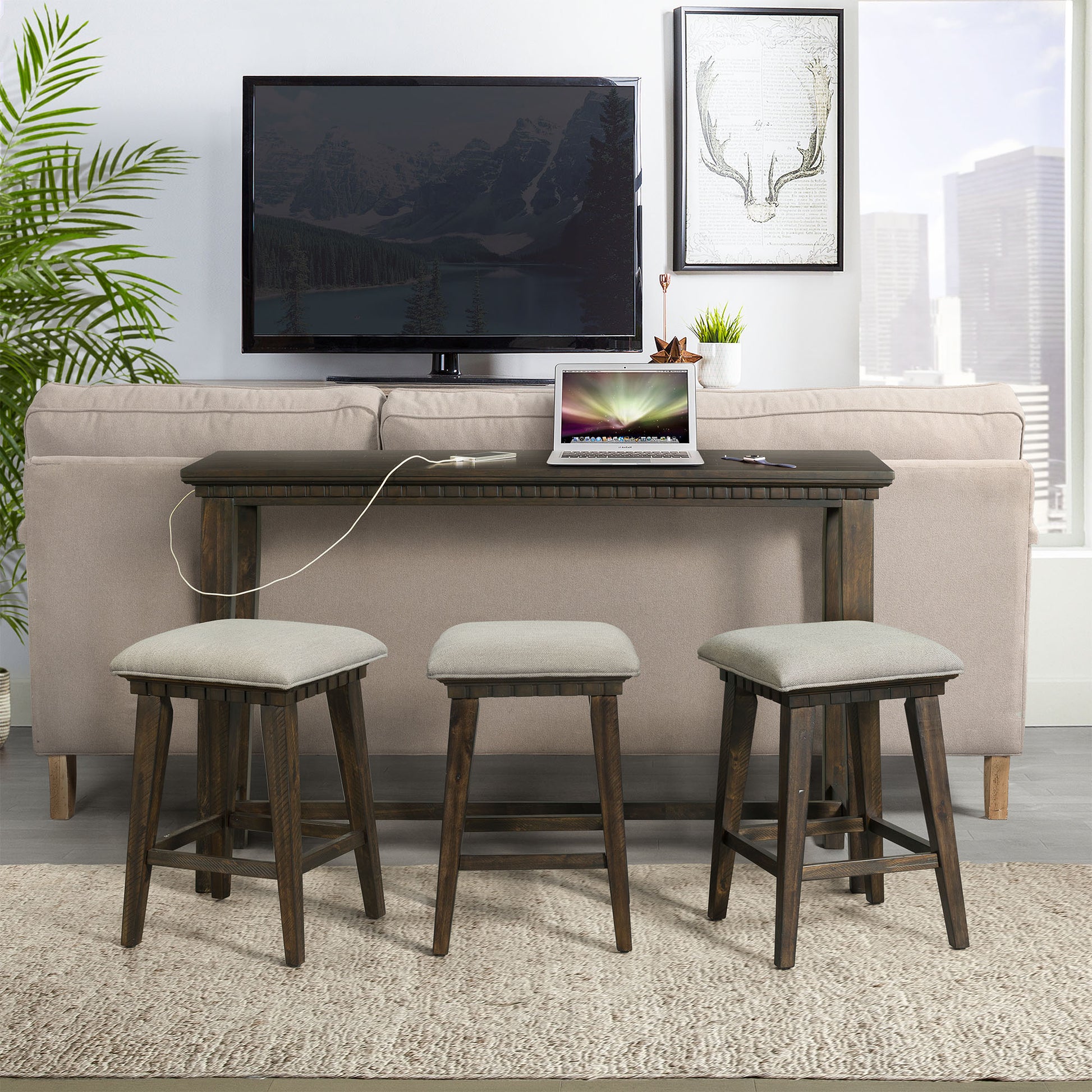 Morrison Occasional Bar Table Set - Canales Furniture