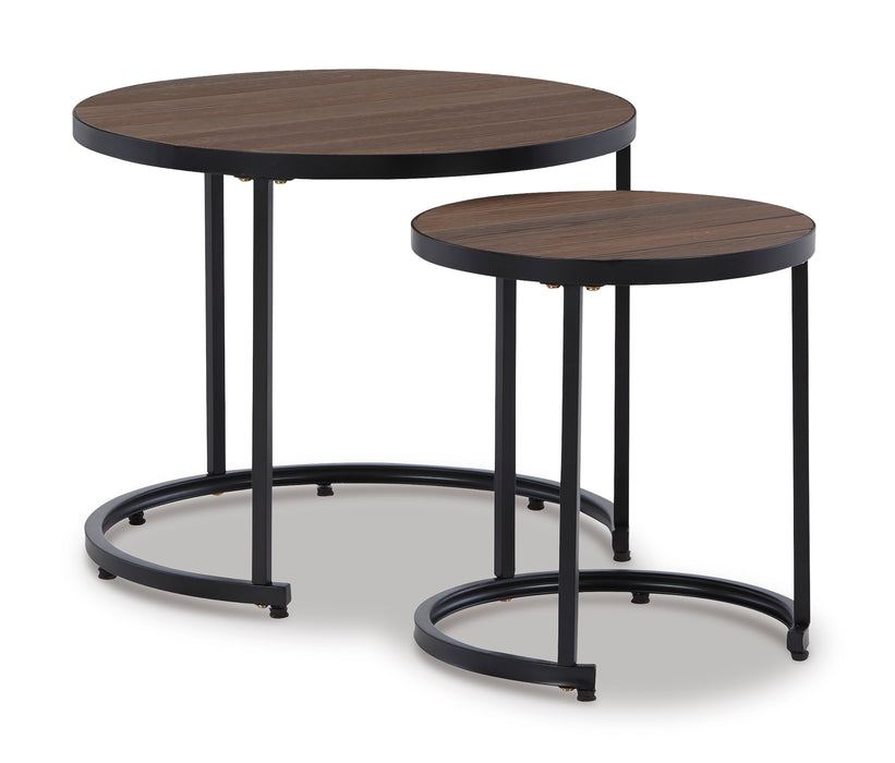 Ayla Outdoor Nesting End Tables (Set of 2)
