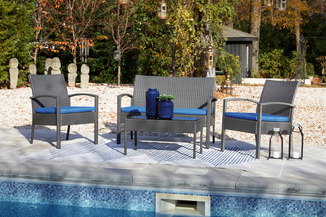 Alina Outdoor Love/Chairs/Table Set