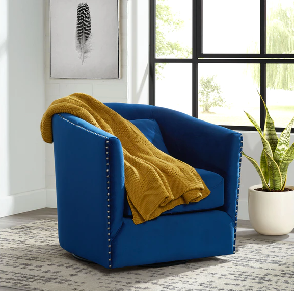 Stanton Swivel Chair - Canales Furniture