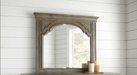 Highland Park Mirror Waxed Driftwood - Canales Furniture